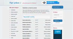 Desktop Screenshot of fajn-prace.cz